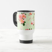 Mug De Voyage Roses floraux (Devant gauche)