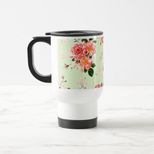 Mug De Voyage Roses floraux (Gauche)