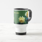 Mug De Voyage Roses jaunes personnalisées (Devant droit)