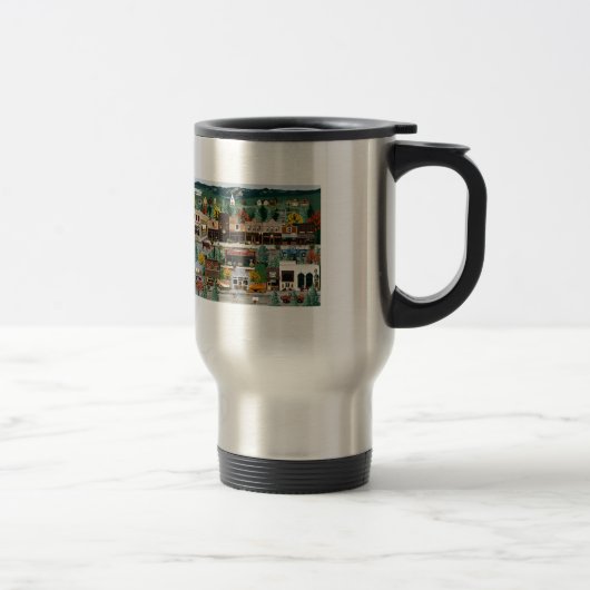 Mug De Voyage ~ Roslyn, Washington "d'exposition du nord" (Droit)