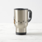 Mug De Voyage Rottweiler de bande dessinée (Devant droit)