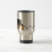 Mug De Voyage Rottweiler de bande dessinée (Centre)