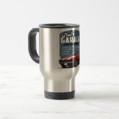 Mug De Voyage Rouge Camaro du garage du papa (Devant gauche)