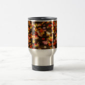 Mug De Voyage Rouge clair Jaune d'automne Maple Feuilles (Centre)