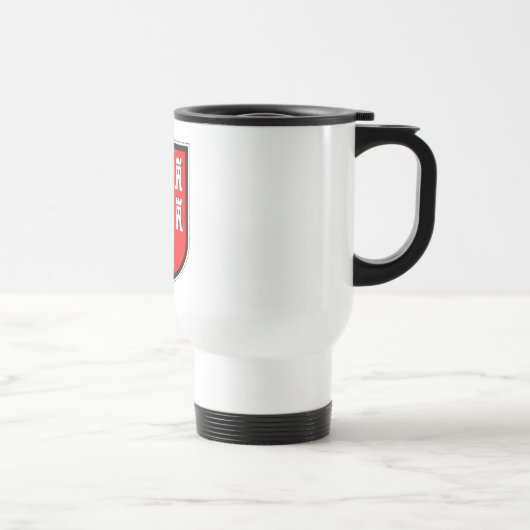 Mug De Voyage Rouge et Bleu, il faut que ce soit (Droite)