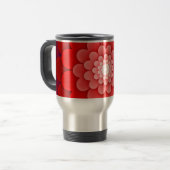 Mug De Voyage Rouge Floral Mandala-58566 (Devant gauche)