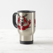 Mug De Voyage Rouge tactique de zombi (Devant gauche)