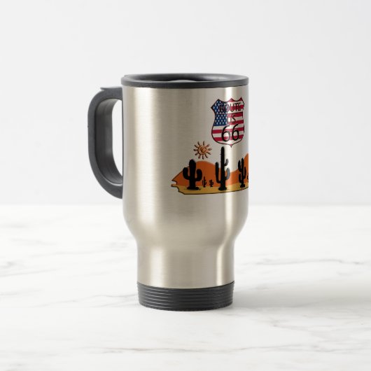 Mug De Voyage Route 66 (Devant gauche)