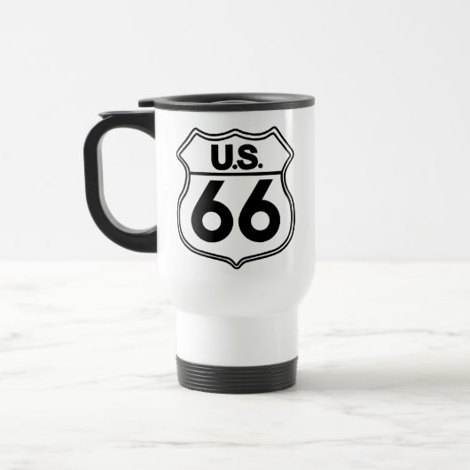 Mug De Voyage Route 66 White (Gauche)