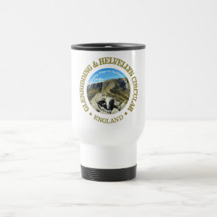 Mug De Voyage Route circulaire Glenridding & Helvellyn (rd)
