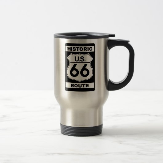 Mug De Voyage Route historique 66 inoxydable (Droit)