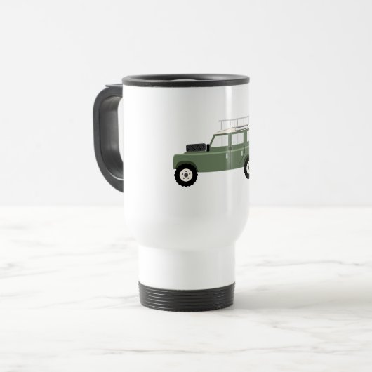 Mug De Voyage Rover de plage (Devant gauche)