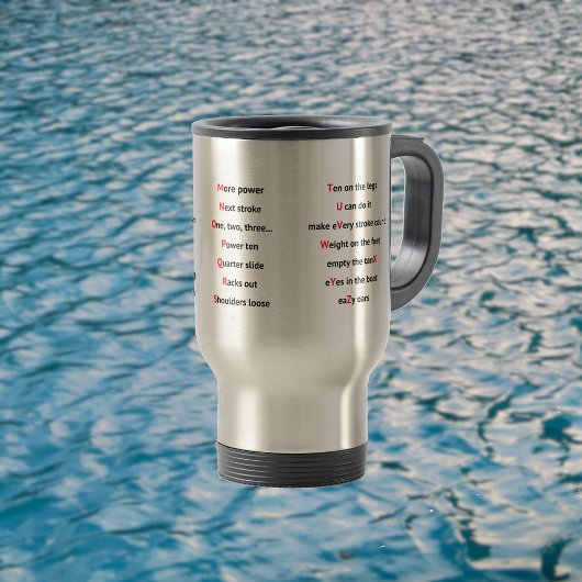 Mug De Voyage Rowers Alphabet fun A to Z