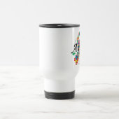 Mug De Voyage Ruban d'autisme des papillons (Centre)