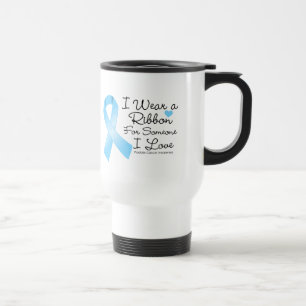 Mug De Voyage Ruban de cancer de la prostate quelqu'un amour d'I