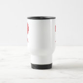 Mug De Voyage Ruban de Récompense Rouge Ridicule Sans Effort (Centre)