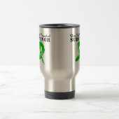Mug De Voyage Ruban de survivant de greffe de cellule souche (Centre)