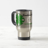 Mug De Voyage Ruban de trèfle vert Tmpl par Kenneth Yoncich (Devant gauche)