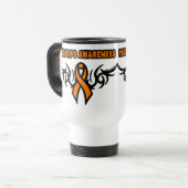 Mug De Voyage Ruban tribal...RSD/CRPS (Devant gauche)