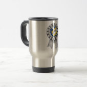 Mug De Voyage Rubans de volleyball 3e (Devant gauche)