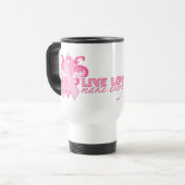 Mug De Voyage Rubans roses chaque jour (Devant gauche)