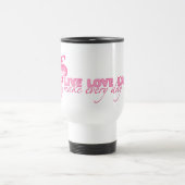 Mug De Voyage Rubans roses chaque jour (Centre)