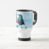 Mug De Voyage Rubis à colibri (Devant droit)