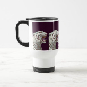 Mug De Voyage Rugissement du Tigre Blanc
