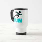 Mug De Voyage RUN Aqua (Devant gauche)