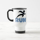 Mug De Voyage RUN bleu (Gauche)