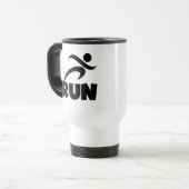 Mug De Voyage RUN noir (Devant gauche)