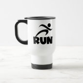 Mug De Voyage RUN noir (Gauche)