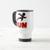 Mug De Voyage RUN rouge (Devant gauche)