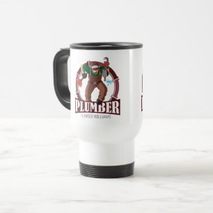 Mug De Voyage Russe moderne plomberie Handyman Outils profession