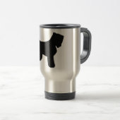 Mug De Voyage Russe noir Terrier (Devant droit)