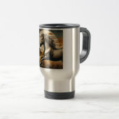 Mug De Voyage Rust/vintage cheval/western  (Devant droit)