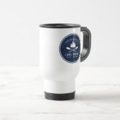 Mug De Voyage Rustic Lake House Boat (Devant droit)