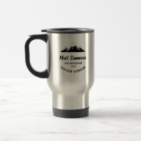 Rustic Mountain Mariage Groomsman Cadeau Cool mode