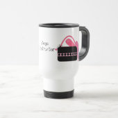 Mug De Voyage Sac de Yoga avec Yoga Gear (Devant droit)