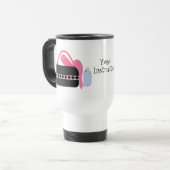 Mug De Voyage Sac de Yoga avec Yoga Gear (Devant gauche)