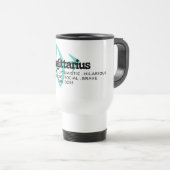 Mug De Voyage Sagittarius signe Zodiaque Traits Garçon fille (Devant droit)