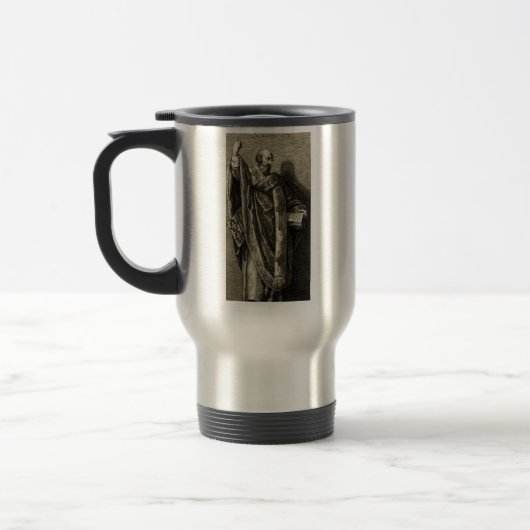 Mug De Voyage Saint Cyrille de Jérusalem Art Graphique Sacré (Gauche)