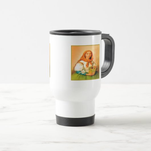 Mug De Voyage Saint Dymphna (Devant droit)