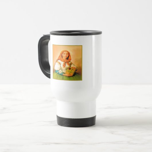 Mug De Voyage Saint Dymphna (Devant gauche)