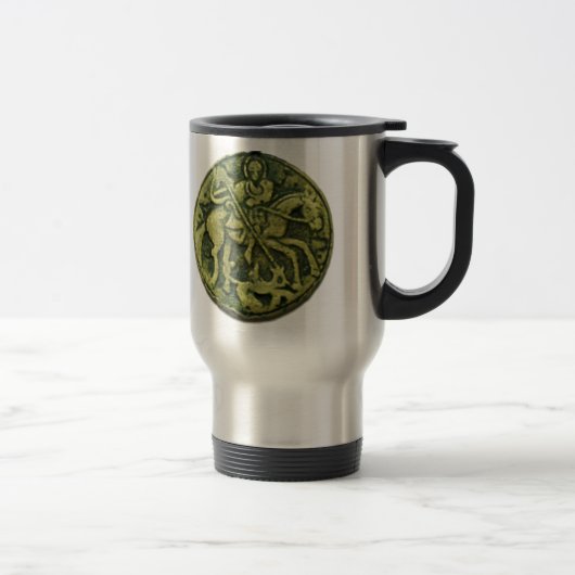 MUG DE VOYAGE SAINT GEORGE ET DRAGON MEDALLION (Droit)