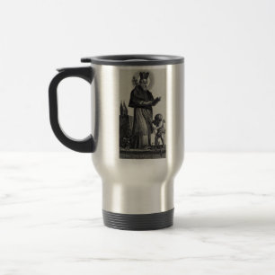 Mug De Voyage Saint Patrick Apôtre d'Irlande Art monochrome