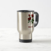 Mug De Voyage Saint Valentin rose personnalisé 22oz (Devant droit)