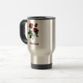 Mug De Voyage Saint Valentin rose personnalisé 22oz (Devant gauche)