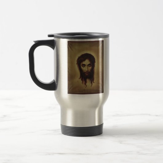 Mug De Voyage Saint visage de Jésus-Christ (Gauche)