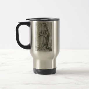 Mug De Voyage Sainte Hildegarde de Bingen Art Mystique Médiéval